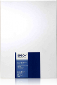 Letër fotografike Epson Traditional Photo Paper, A4, 330g, 25 fletë, e bardhë