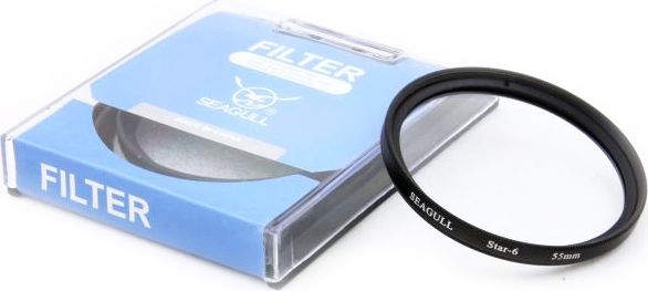 Фотографски филтер Seagull Mass Rainbow Star x6 58mm, ѕвезден ефект, повеќебоен