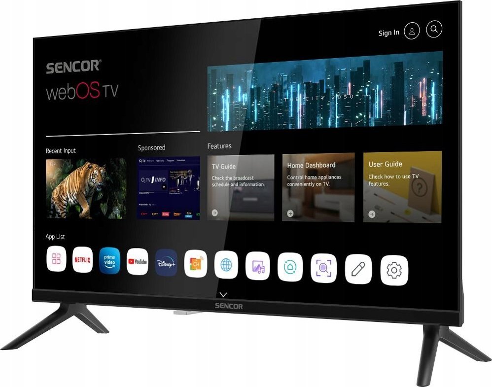 Televizor LED Smart Sencor SLE 24S830MB, 24", HD Ready, i zi