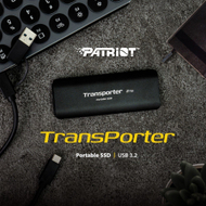 SSD i jashtëm Patriot Transporter, 512GB, USB Type C, i zi