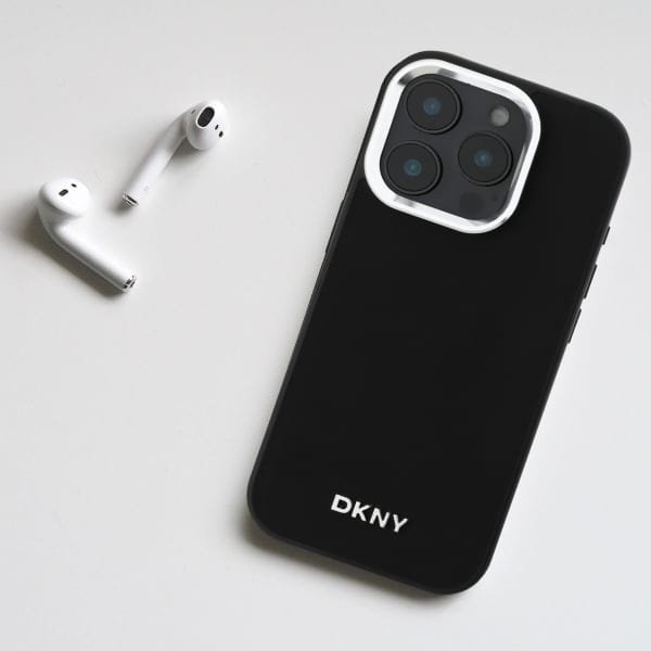 Mbulesë telefon DKNY DKHMP14LPSCMCLK, për iPhone 14 Pro 6.1", MagSafe, e zezë