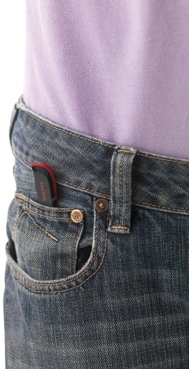 USB SanDisk Cruzer Blade, 32 Gb, e zezë - kuqe