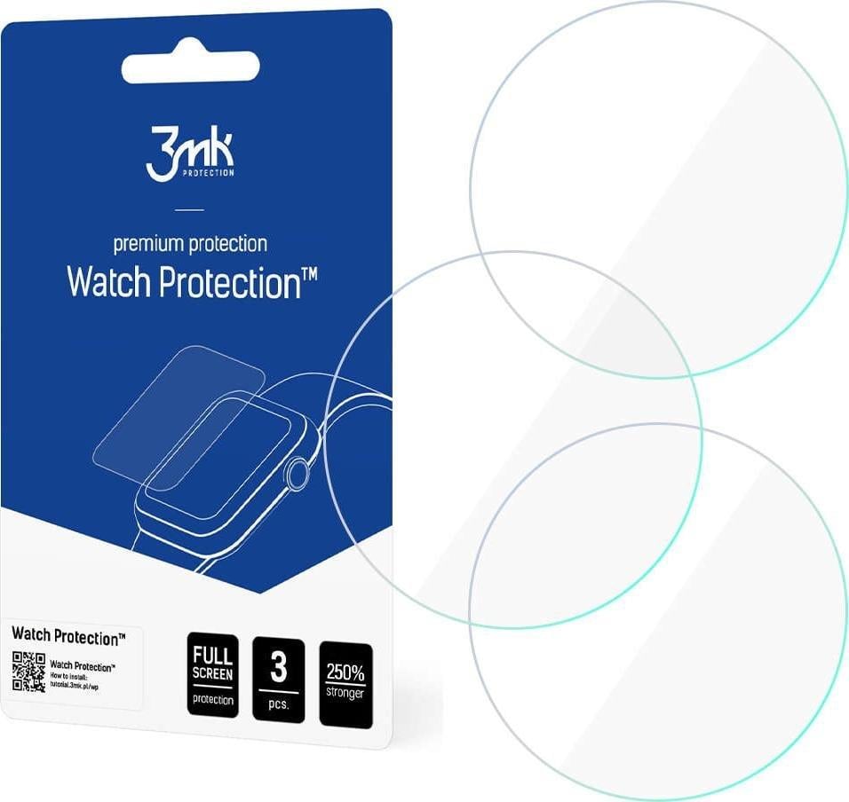 Mbrojtës ekrani 3MK Hybrid Glass për Garmin Fenix 7X, xham hibrid fleksibël, transparent