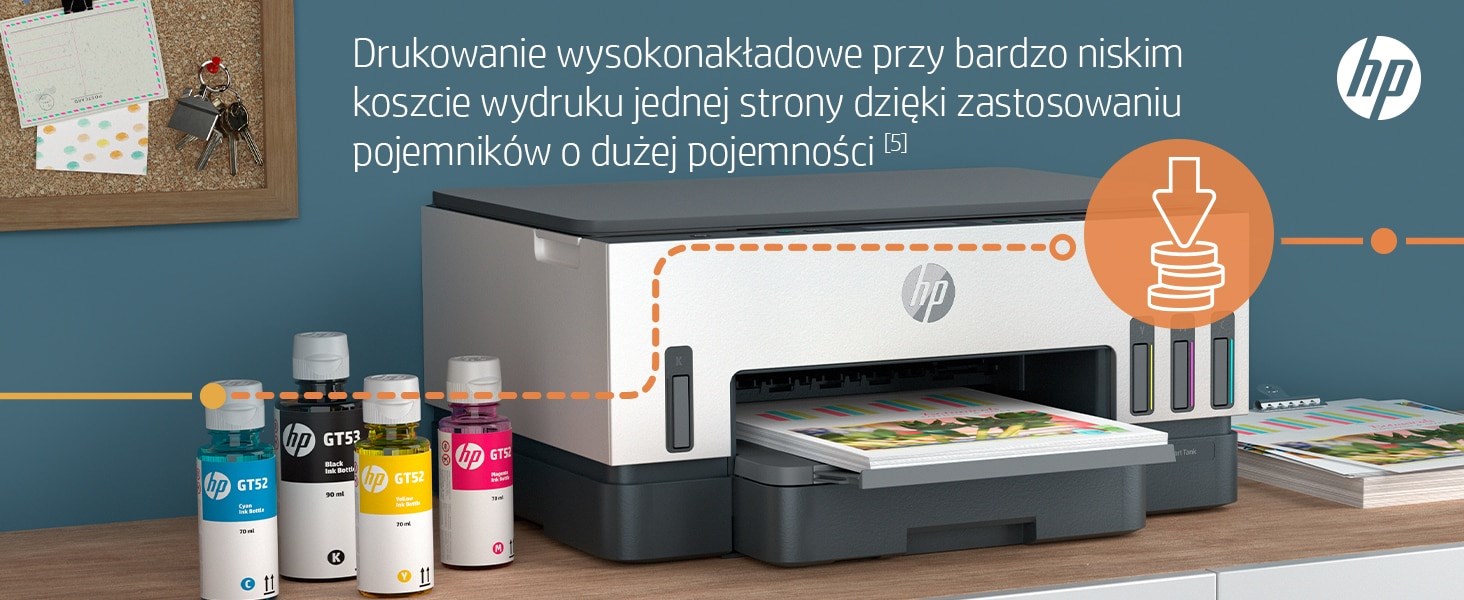 Printer multifunksional HP Smart Tank 720 AIO, termike, i zi
