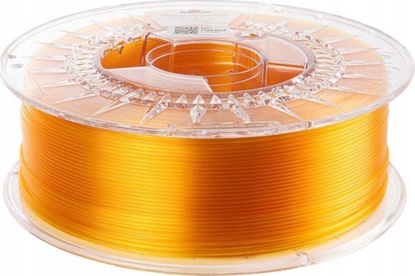Filament 3D Spectrum Premium PCTG, 1.75mm, 1000g, e verdhë transparente