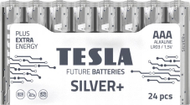 Bateri Tesla SILVER+ AAA, paketim 10 copë, alkaline