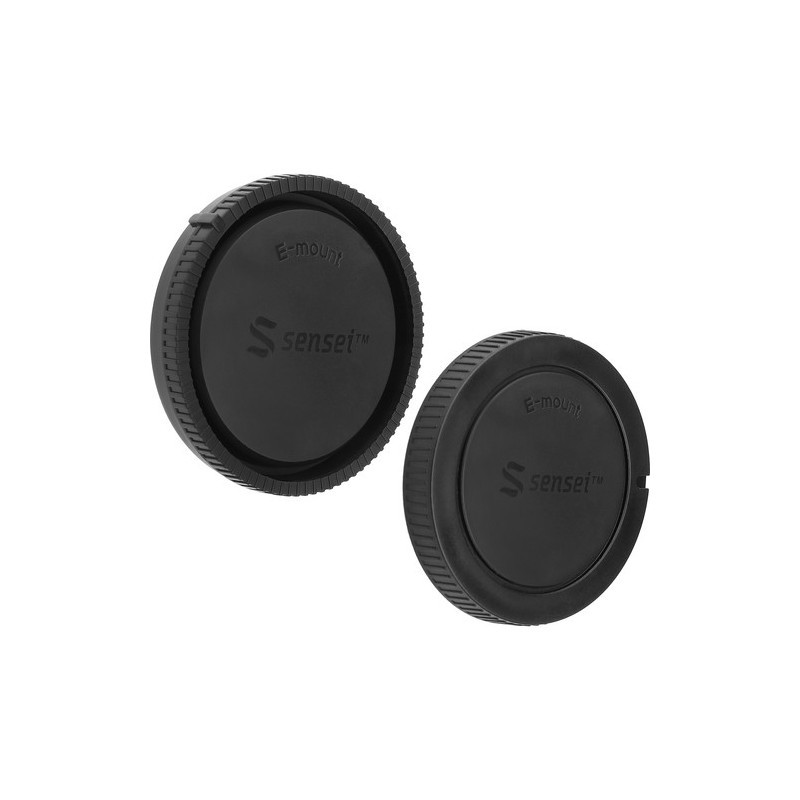 Sensei Body and Rear Lens Cap Kit for Sony E-Mount