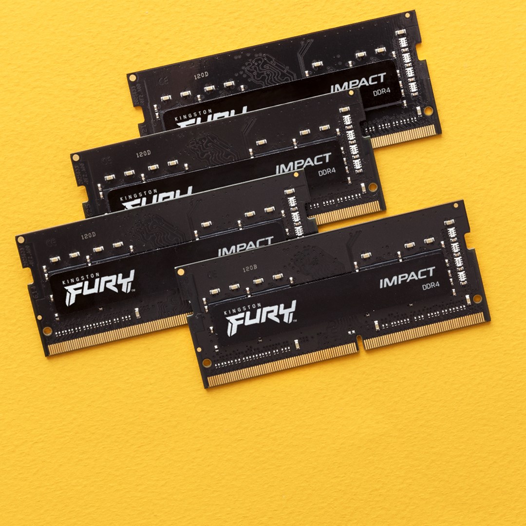 Memorie RAM Kingston Fury Impact, 8GB, DDR4, 2666MHz, e zezë