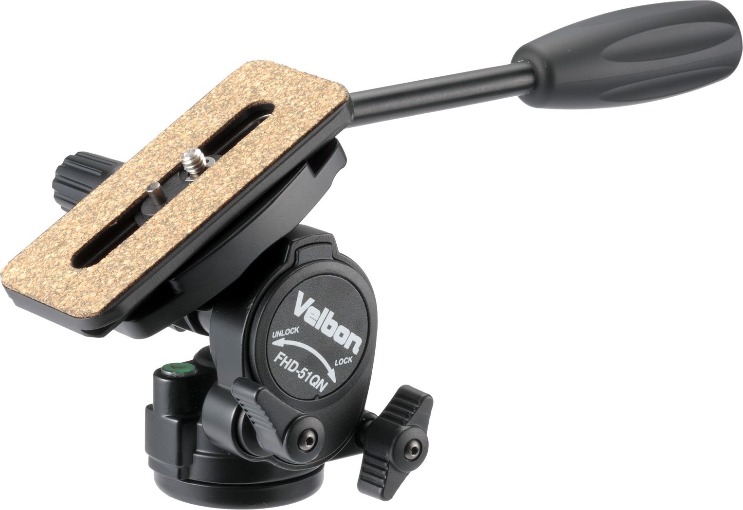 Глава за статив Velbon FHD-51QN, 2-насочна, алуминиум, црна