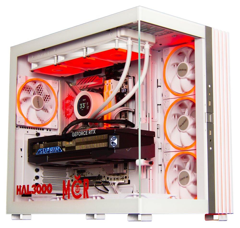 Kompjuter HAL3000 MČR 2025, Intel Core Ultra 9 285K, 64GB DDR5, RTX 5090, 4TB SSD, Windows 11 Home, i bardhë