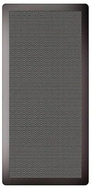 Filtër pluhuri magnetik për ventilator 1stCOOL 120 x 240mm, rrjetë e imët, i zi