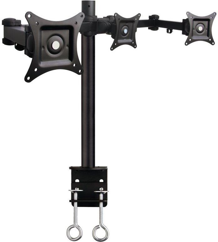 Mbajtëse tavoline për 3 monitorë Techly ICA-LCD 482-T, 13-24", deri 30kg, e zezë