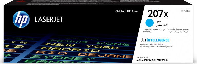 Toner HP 207X W2211X, rendiment i lartë, cyan