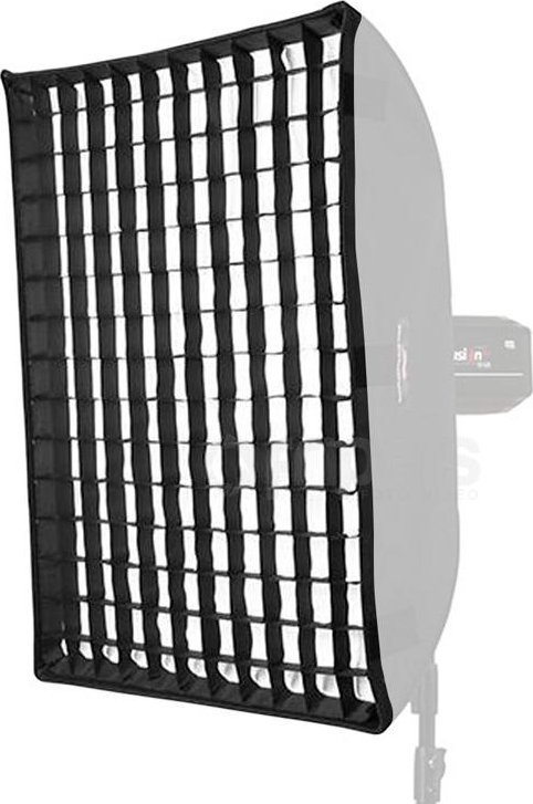 Grilë drejtuese drite Aurora LUV 1218 për softbox LBDR 1218, 120x180 cm, e zezë