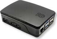 Kuti Raspberry Pi SC1160 Pi 5, me ventilator PWM, heatsink, e zezë gri