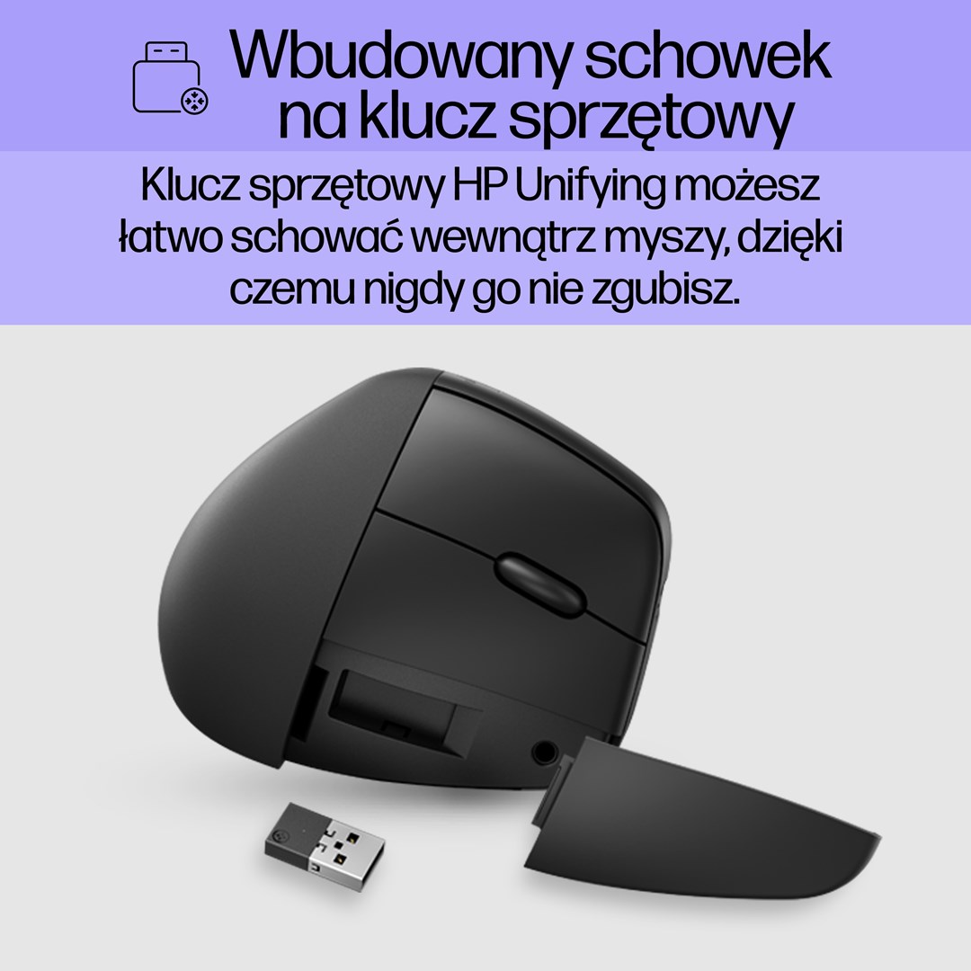 Maus HP 920, Bluetooth + USB Type-A, ergonomik, i zi