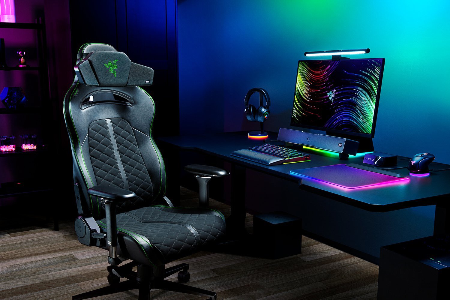 Altoparlant për karrige gaming Razer RC81 04350101 R3M1, 2 way, me dhe pa kabllo, i zi