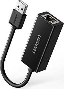 Adapter rrjeti Ugreen CR110 UGR533BLK, USB A, 10/100 Mb/s, i zi
