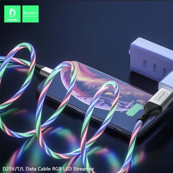 Kabllo USB Vega USB A në microUSB, 1 m, 2.4A, argjendtë