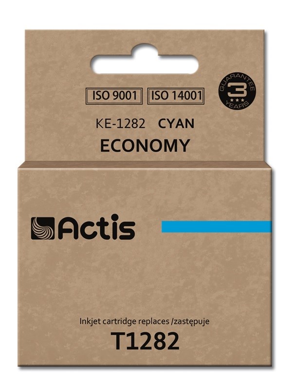 Ngjyrë për printer Actis KE-1282 (zëvendësim për Epson T1282), 13 ml, e kaltër