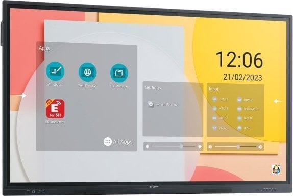 Ekran interaktiv Sharp PN-LC862, 86", 4K Ultra HD, Wi-Fi, i zi