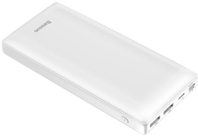 PowerBank Baseus Mini JA (3A) (30000mAh), i bardhë