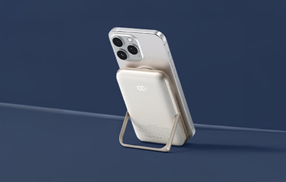 Powerbank magnetik Vention, 10000mAh, Wireless 20W USB C, i bardhë