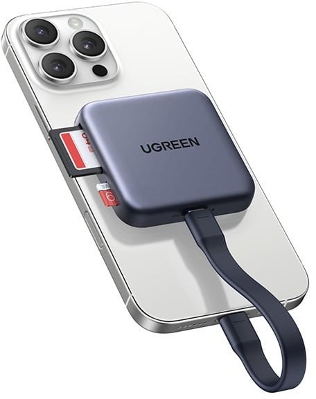 Lexues kartelash UGRREN Magnetic USB C SD 4.0, 312MB/s, SD dhe microSD, gri