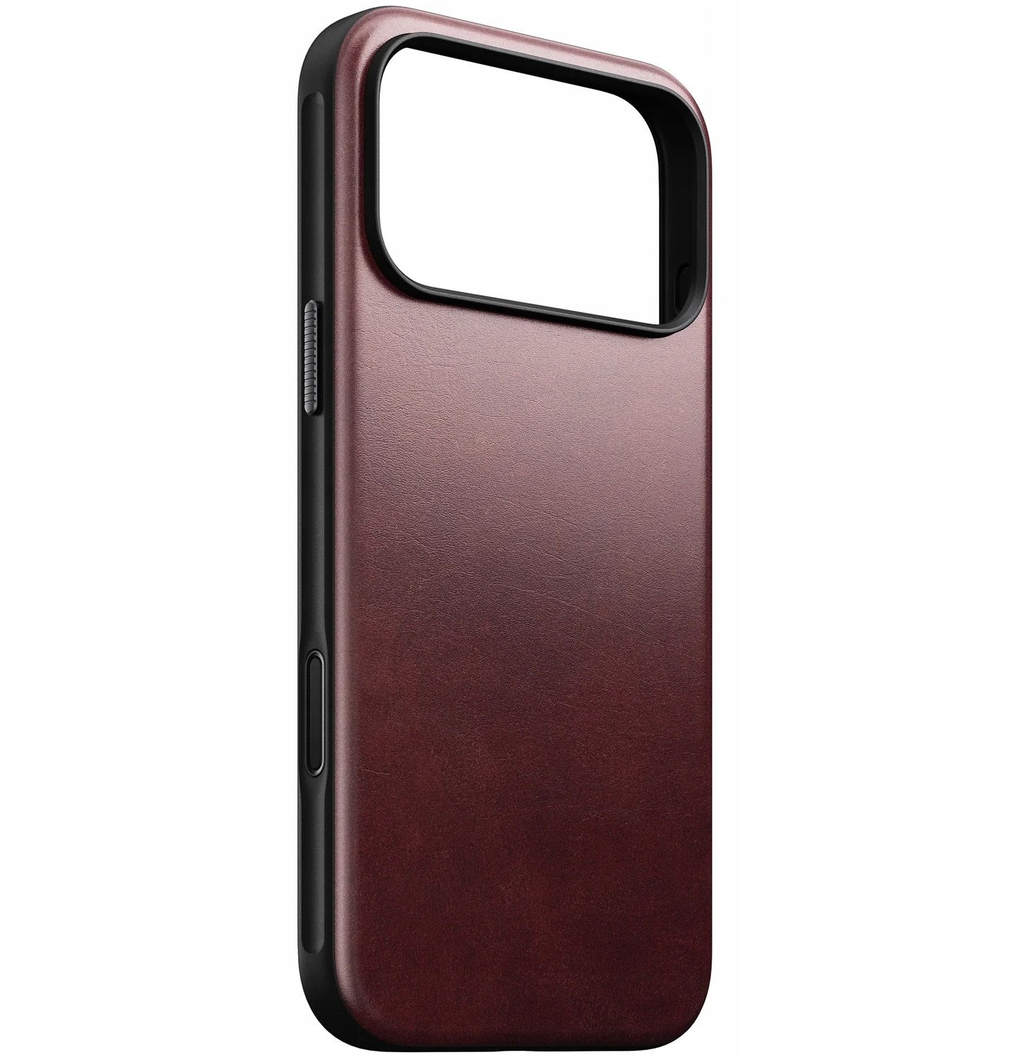 Maskë mbrojtëse Nomad Modern Leather, për iPhone 17 Pro Max, lëkurë Horween, e kuqe