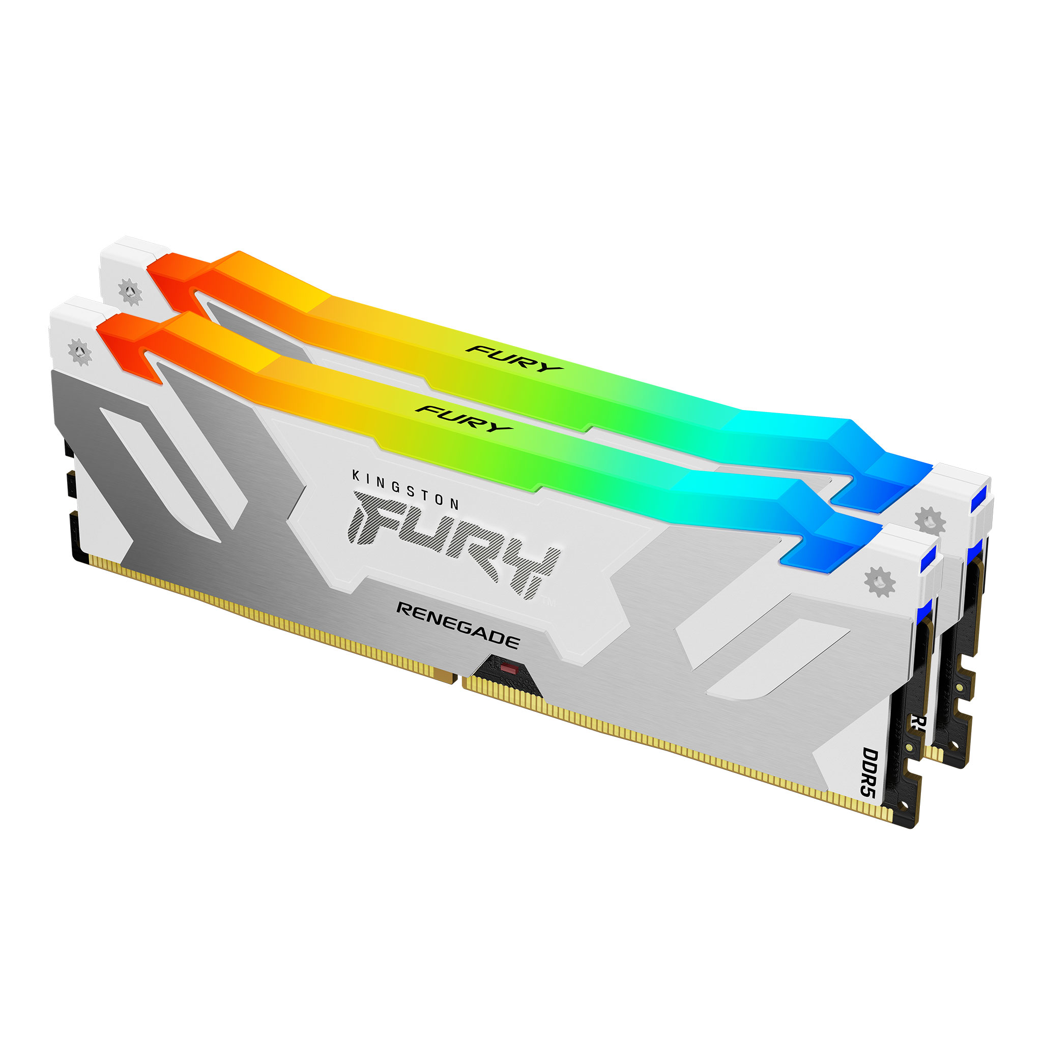 RAM за десктоп Kingston Fury Renegade KF560C32RWAK2-64, 64GB DDR5, 6000MHz, со RGB осветлување