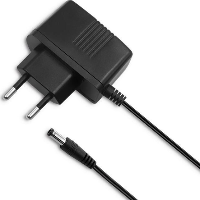 Furnizues energjie Qoltec Plug in Power Supply, 7.5W 7.5V 1A, prizë murale, i zi