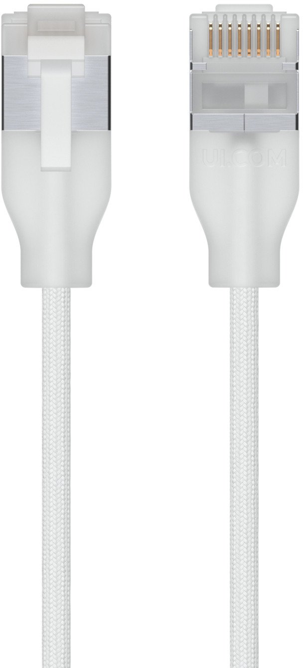Kabllo rrjeti Ubiquiti UACC-Cable-Patch-EL-C6A-0.3M-W, 0.3m, CAT6A, transparente