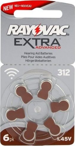 Bateri Rayovac Extra Advanced PR41, 6 copë
