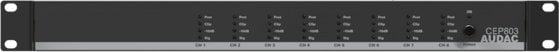 Amplifikator Audac CEP803, 8 kanale, 30W për kanal, 4 Ohm