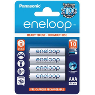 Panasonic Eneloop Batteries AAA/4B