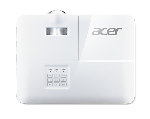 Projektor ACER S1386WH, WXGA, DLP 3D, 3600 Lumens, i bardhë