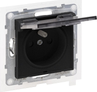 Prizë Legrand SUNO 721486, 2P+E 16A 250V, IP44, e zezë