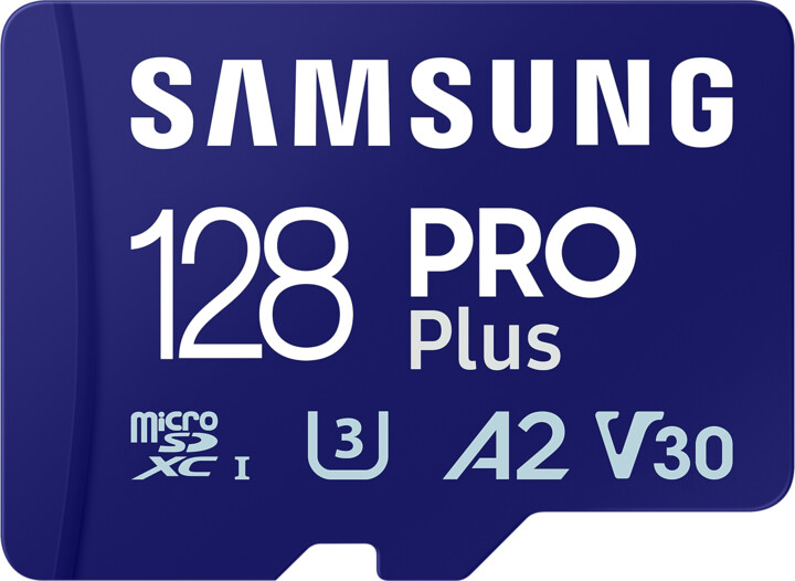 Kartë memorie Samsung PRO Plus UHS-I U3 (Class 10) Micro SDXC 128GB + përshtatës USB