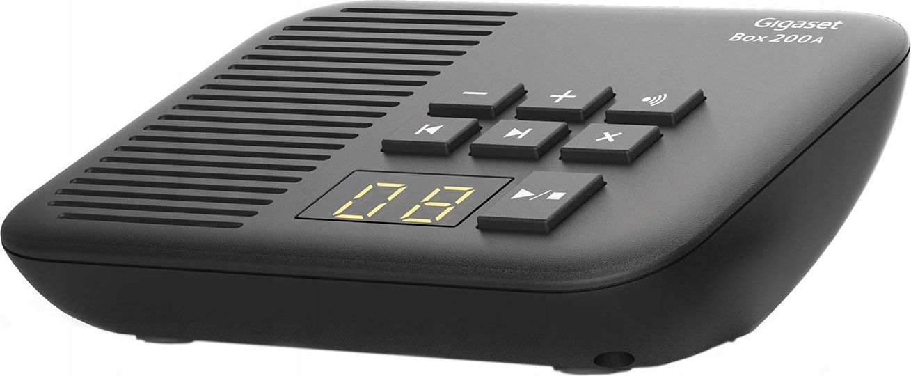 Bazë telefonike Gigaset Base Box 200A, sekretari telefonike 30 min, e zezë