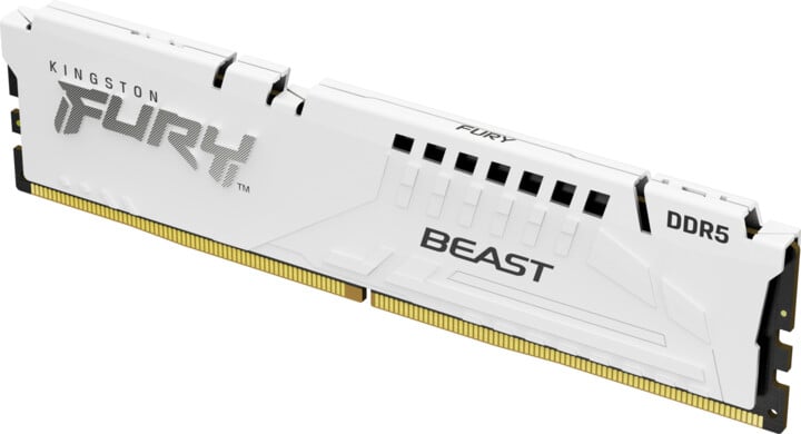 Module të memories Kingston Fury Beast White 32GB (2x16GB) DDR5 5600 CL36, AMD EXPO
