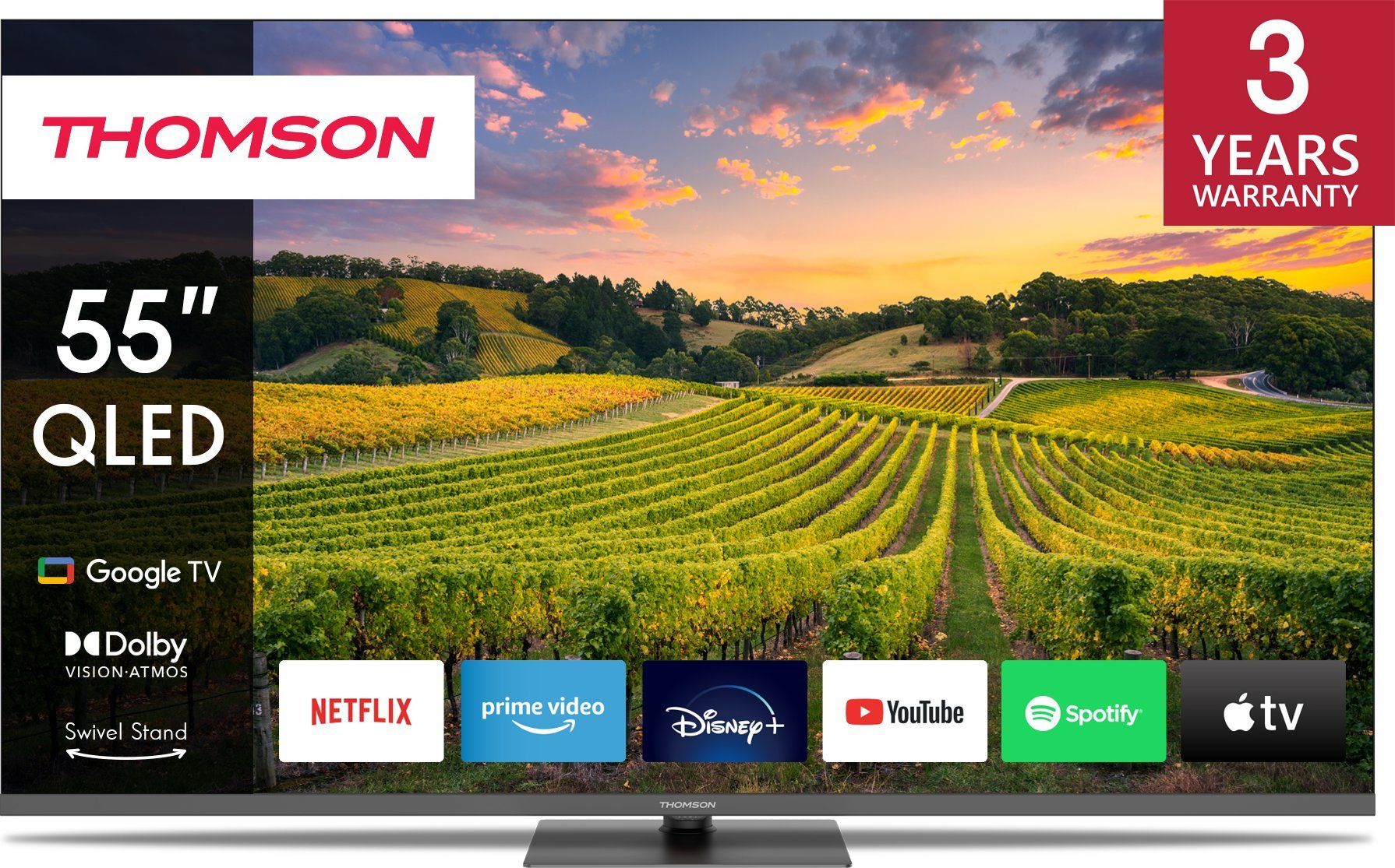 Televizor Thomson 55QG5C14, 55", 4K UHD QLED, i zi