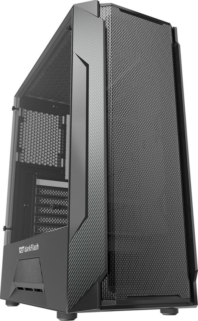 Kasë Darkflash LEOCase RGB, e zezë