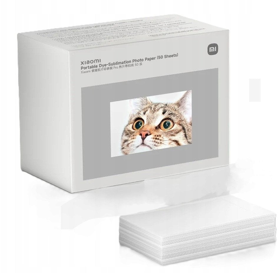 Letër fotografike Xiaomi Photo Printer Pro, sublimim termik, 6", 50 fletë