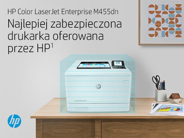 Printer HP Color LaserJet Enterprise M455dn, lazer me ngjyra, i bardhë