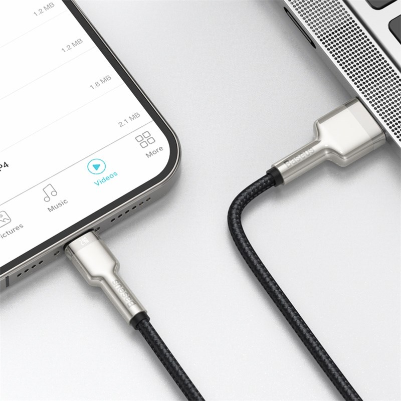 Kabllo Baseus, Lightning / USB A, 1 m, e zezë