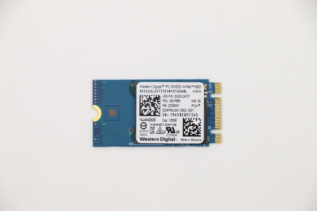 SSD диск Lenovo M.2 PCIe NVMe FRU
