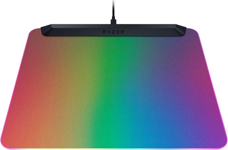 Mousepad Razer Firefly V2 Pro Chroma Phantom Edition, me ndriçim RGB, madhësi standarde, i bardhë