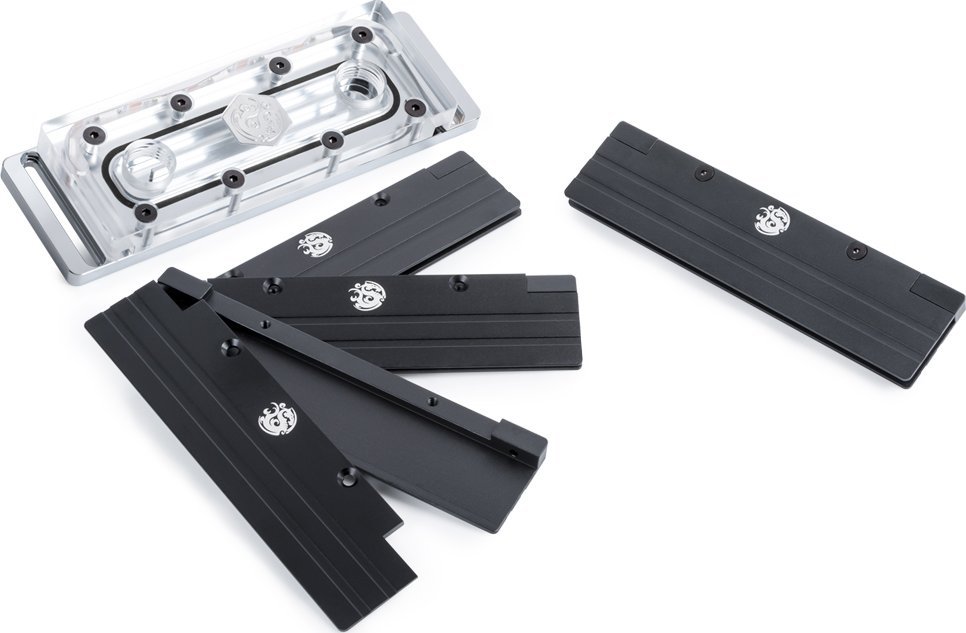 Ладилник за меморија Bitspower Memory Cooler ARGB, сет 4 парчиња, проѕирен