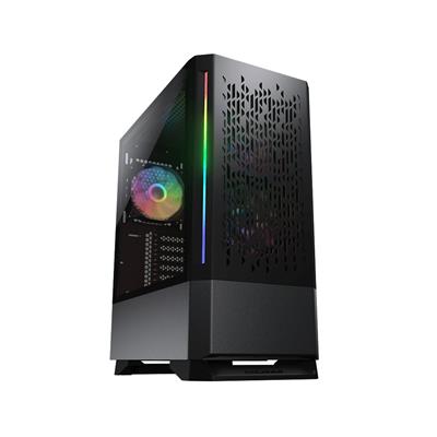 Kuti kompjuteri Cougar MX430 Air RGB, mid tower, xham i temperuar, e zezë