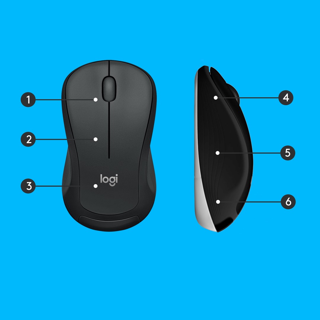 Set tastierë dhe maus Logitech MK540 ADVANCED, wireless, i zi